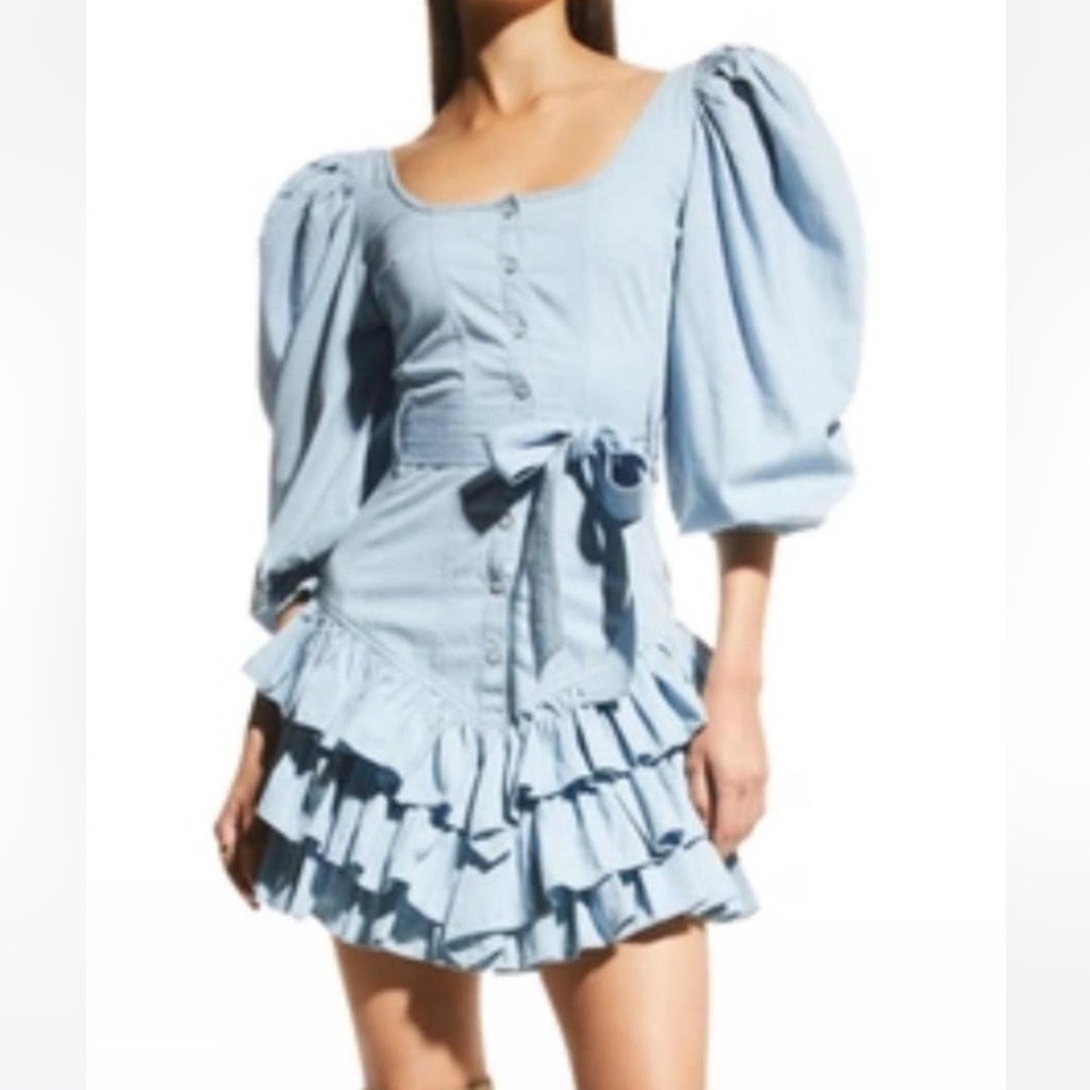 Love The Label light Denim Rosa Dress